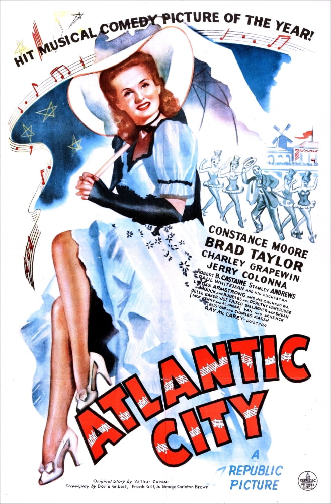 Atlantic City Canvas Art - (24 x 36)