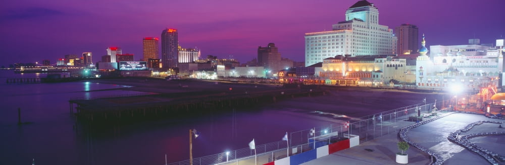 Atlantic City New Jersey Canvas Art - Panoramic Images (27 x 9)
