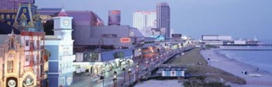 Atlantic City New Jersey Canvas Art - Panoramic Images (38 x 12)