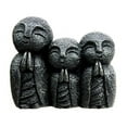 thumbnail image 1 of Atlantic Collectibles Japanese Buddha Trio Jizo Monks of Harmony Decorative Figurine Charm, 1 of 2