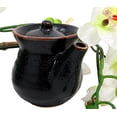 thumbnail image 1 of Atlantic Collectibles Japanese Tenmoku Glazed Porcelain Soy Sauce Condiment Dispenser Flask 8oz, 1 of 3