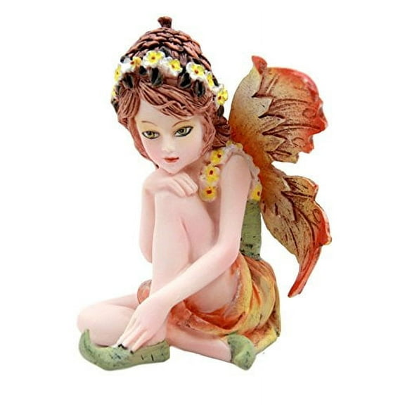 Atlantic Collectibles Miniature Garden Bright Sun Flower Fairy Collectible Figurine 2.75"H