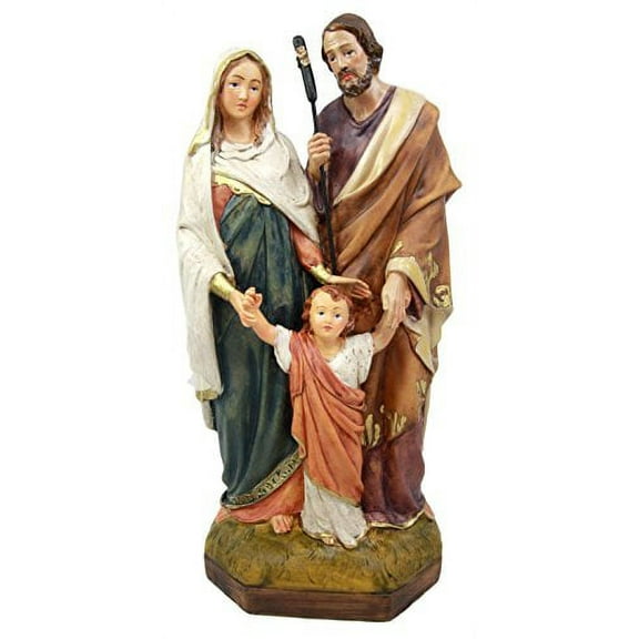 Atlantic Collectibles The Holy Family Mary Joseph and Child Jesus Christian Catholic Figurine 11.5"H