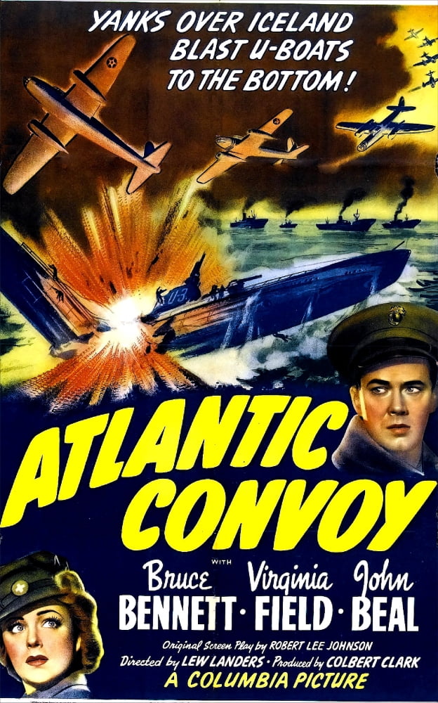 Atlantic Convoy U Canvas Art - (24 x 36)