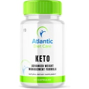 Atlantic Diet Care - Keto Weight Loss Formula - Energy & Focus Boosting Dietary Supplements for Weight Management & Metabolism - Advanced Fat Burn Raspberry Ketones Pills 60 Capsules