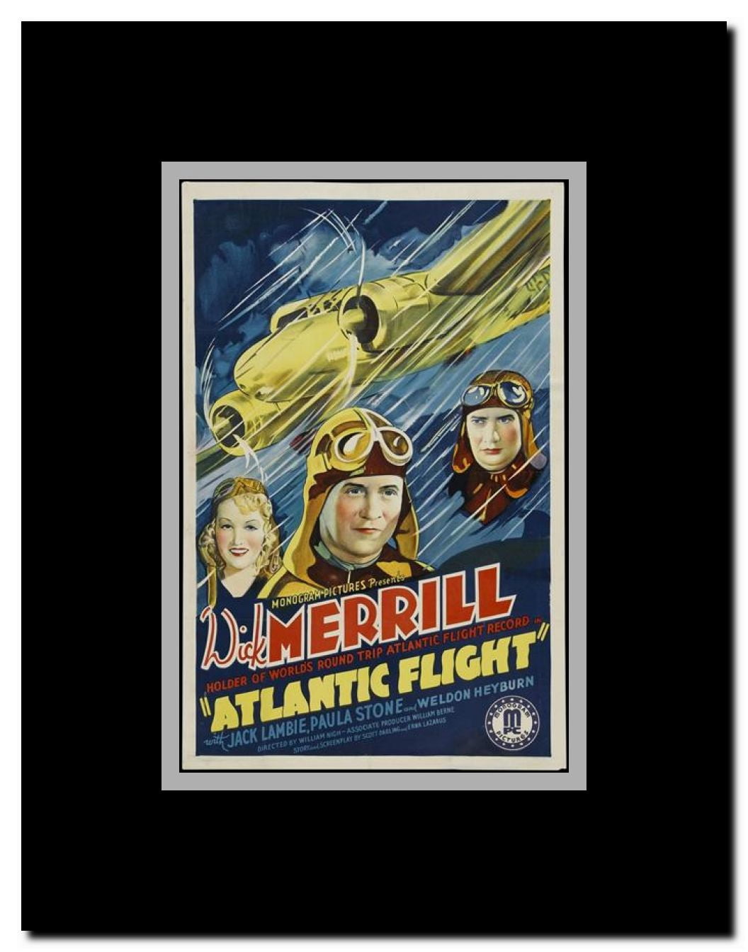 Atlantic Flight Framed Movie Poster