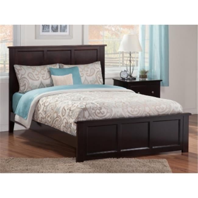 Atlantic Furniture AR8646031 Madison Queen Bed with Matching Footboard in Espresso