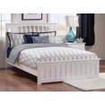 Atlantic Furniture AR8746032 Mission Traditional Bed with Matching Foot