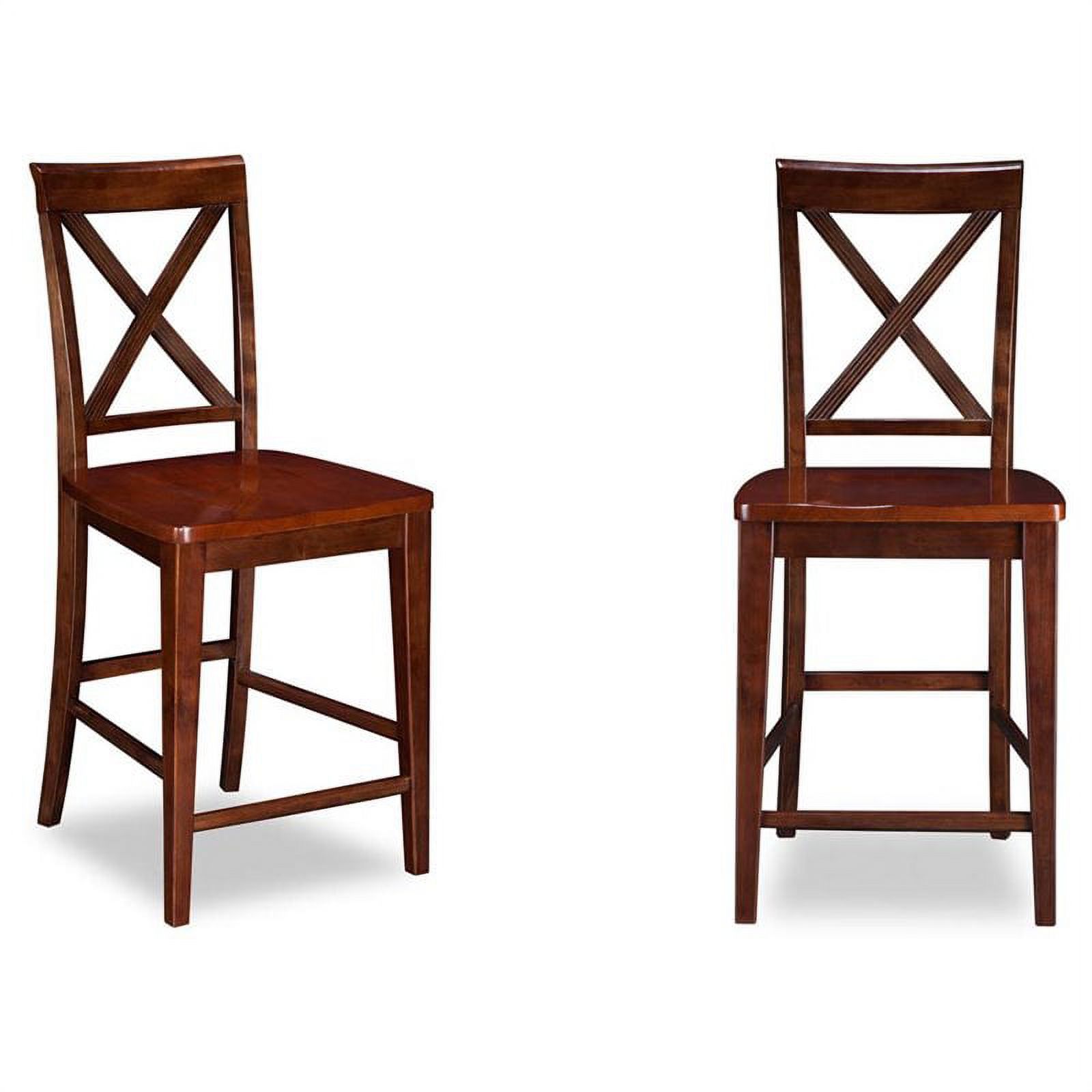 Atlantic Furniture Lexi Bar Stool in Walnut (Set of 2)