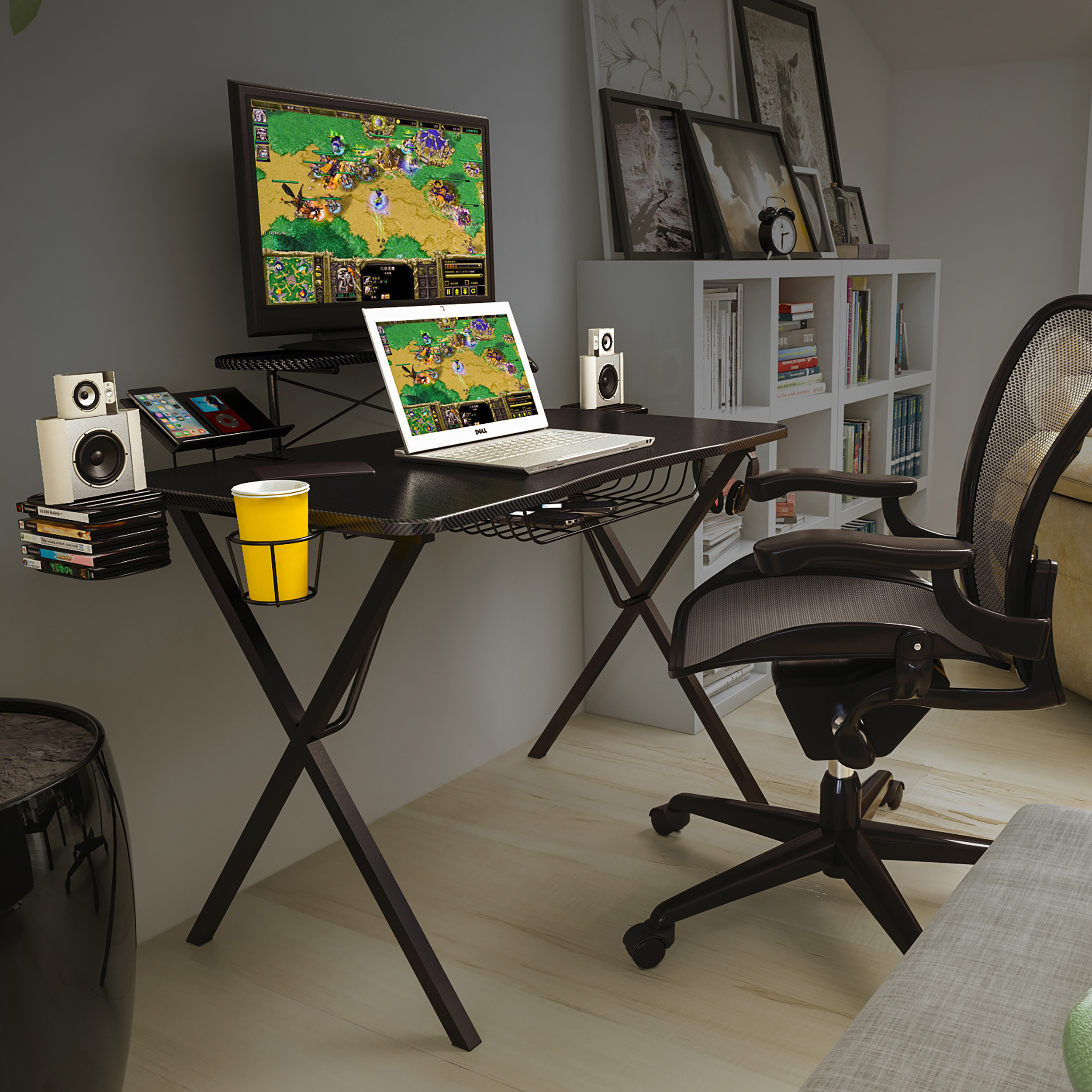 Atlantic Gaming Desk Pro Black