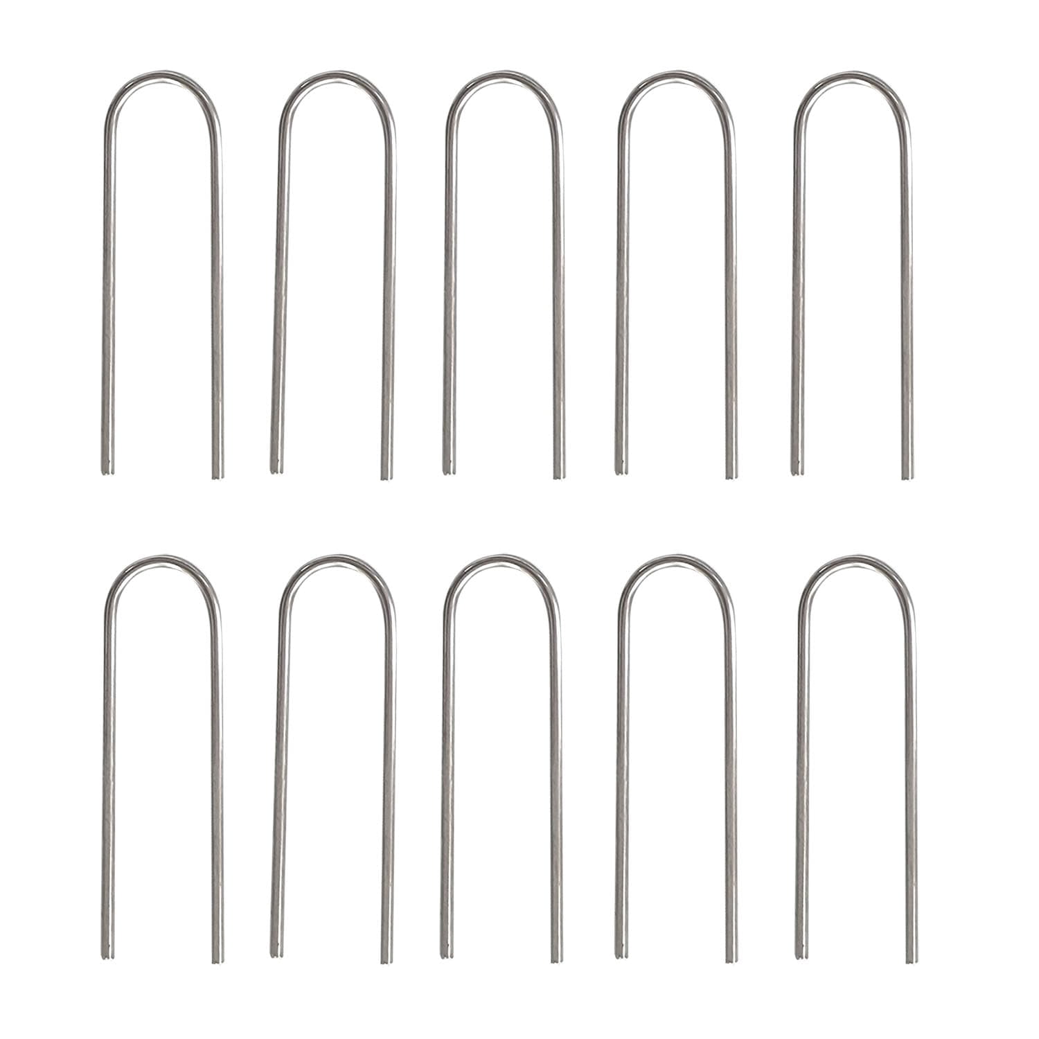 Atlantic Garden Staples 4 Inches, Heavy Duty Stainless Steel, Pack of 10 C43