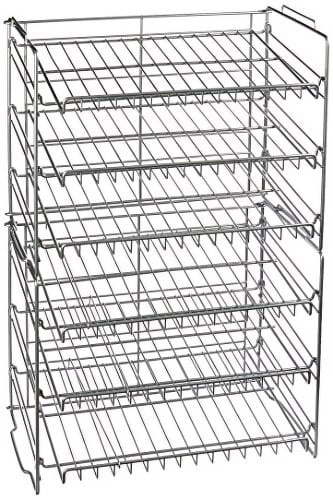 Atlantic Gravity-Fed Compact Double Canrack – Kitchen Organizer, Durable  Steel Construction, Stackable or Side-by-Side, PN in Silver