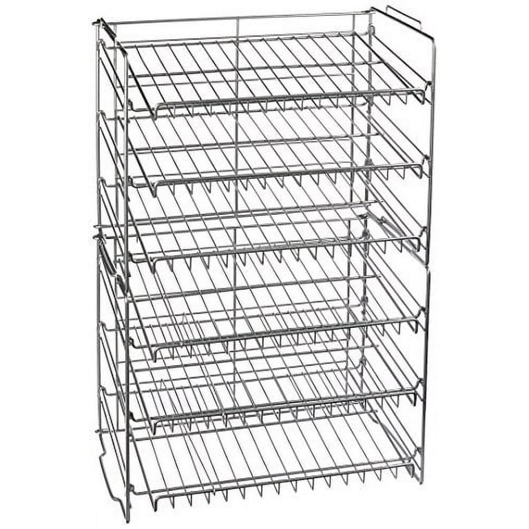 Atlantic Gravity-Fed Compact Double Canrack – Kitchen Organizer, Durable  Steel Construction, Stackable or Side-by-Side, PN in Silver