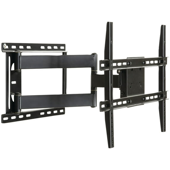 Atlantic Large Full-Motion Articulating TV Wall Mount, Fits TVs 37"-84" TVs, Matte Black