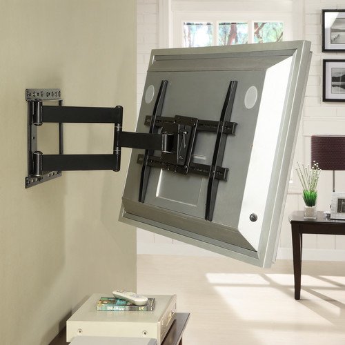 Atlantic Large FullMotion Articulating Wall TV Mount for Flat TV in