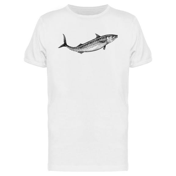 Atlantic Mackerel Vintage Design T-Shirt Men -Image by Shutterstock, Male Small