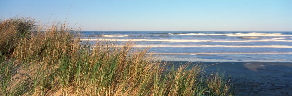 Atlantic Ocean At Sunset Cape Hatteras North Carolina Canvas Art - Panoramic Images (27 x 9)