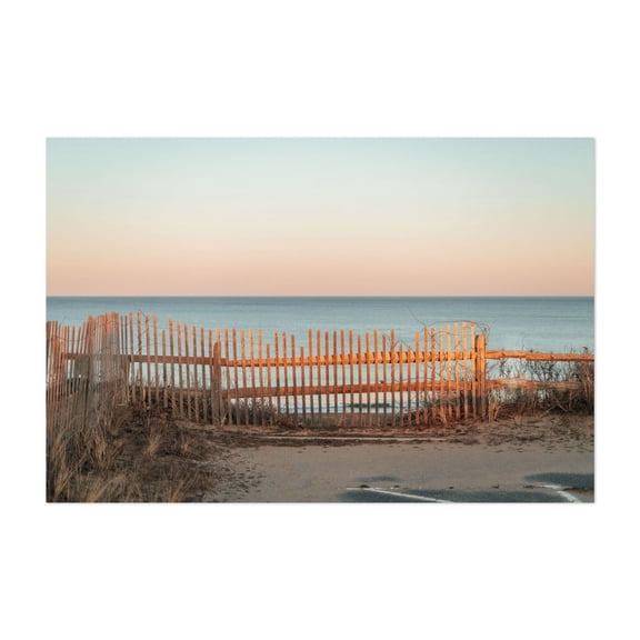 Atlantic Overlook - Massachusetts Photography Beach Coastal Ocean Sunset Minimalist Landscape Scenic Unframed Wall Art Print 4 x 6 inches