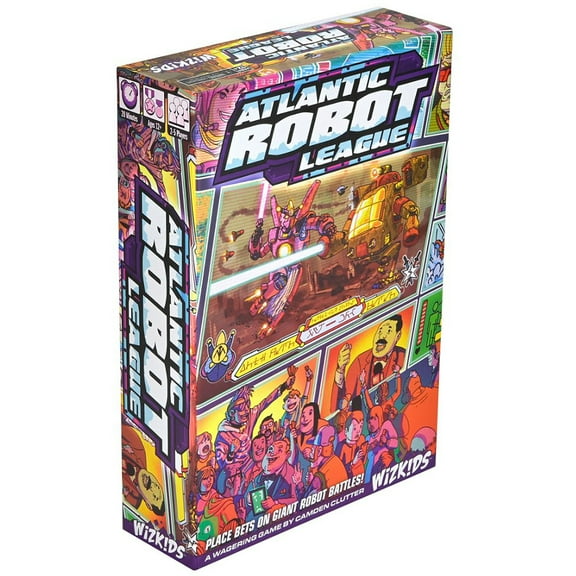Atlantic Robot League - Mech Battle Board Game, WizKids, Ages 12+, 2-5 Players, 20 Min