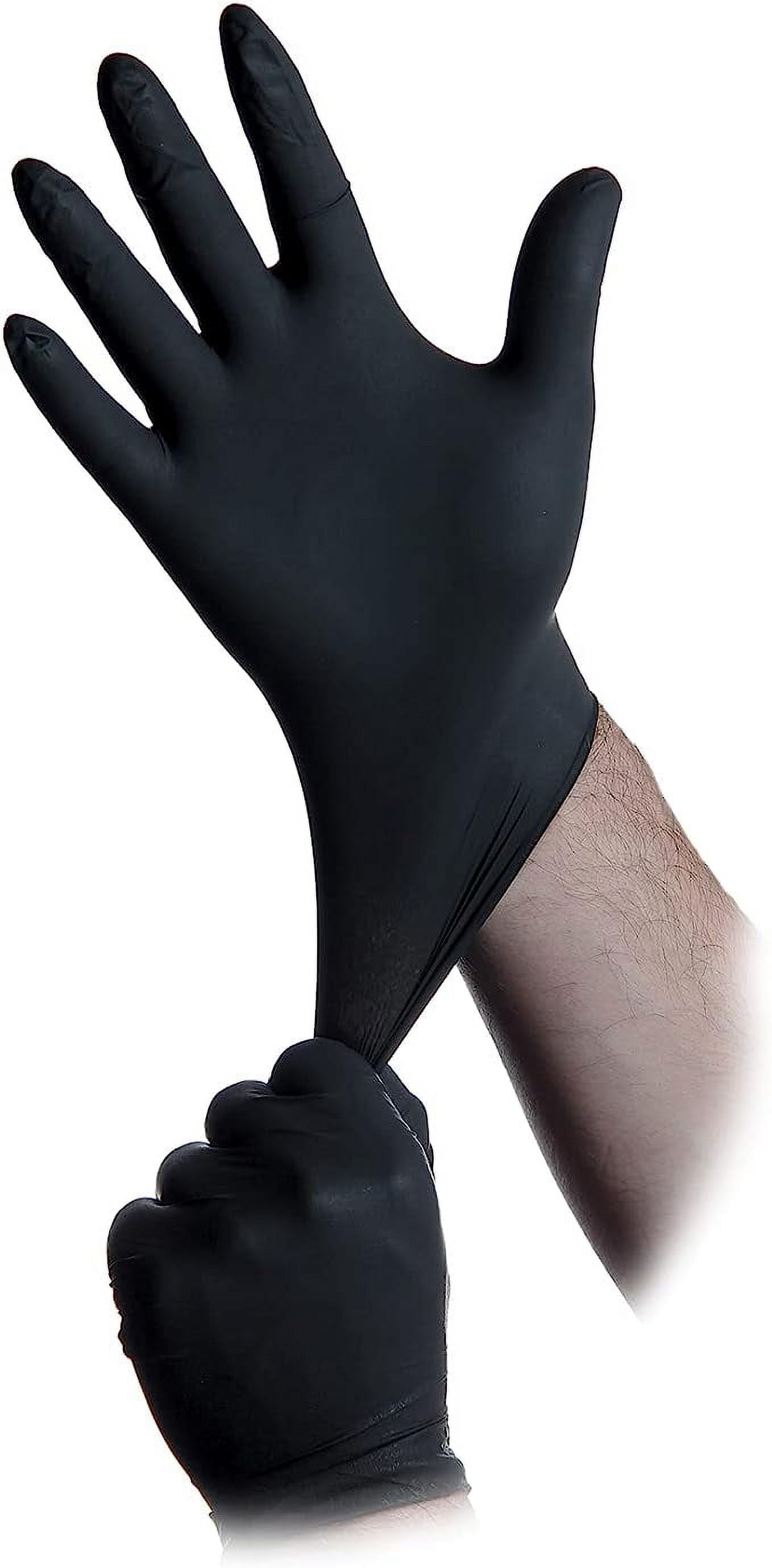Black Lightning® Gloves - 1000 Black Nitrile Gloves per Case