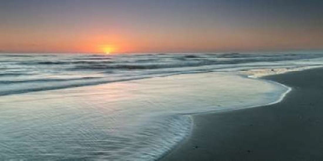 Atlantic Sunrise No 8 Canvas Art - Robert J Amoruso (10 x 20)