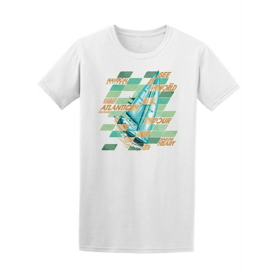 Atlantic Tour Sailing Team T-Shirt Men -Image by Shutterstock, Male 4X-Large