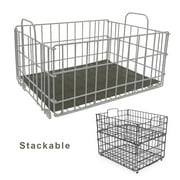 Atlantic Wire Basket, Gray