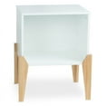 thumbnail image 1 of Atlantic Wood Open End Table, White, 1 of 9