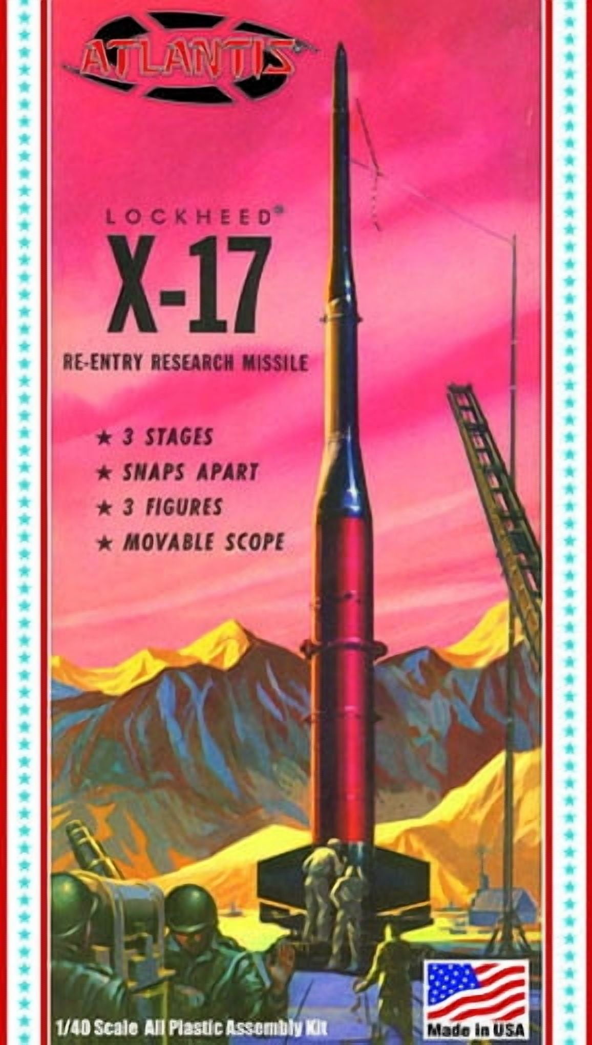 Lockheed X 17 Kit Lockheed X-17 Re-Entry Research Missile United States Air Force (USAF ...