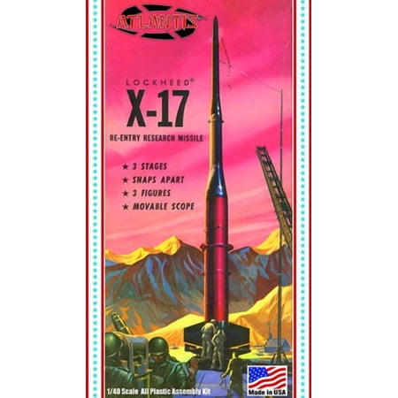 Lockheed X-17 Re-Entry Research Missile United States Air Force (USAF) 1/40 Scale Model Kit