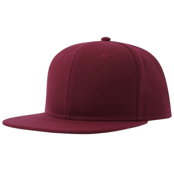 Atlantis Adult 6 Panel Sustainable Flat Peak Baseball Cap