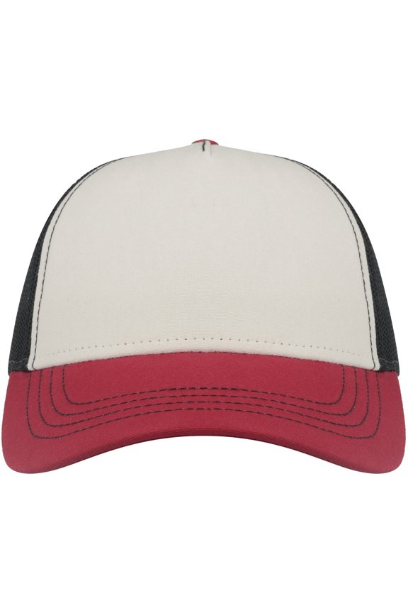 Adult Rapper 5 Panel Canvas Recycled Trucker Cap