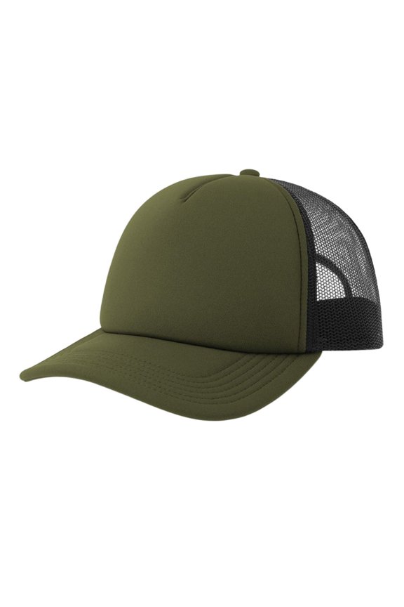 Adult Rapper-S 5 Panel Recycled Mid Visor Trucker Cap