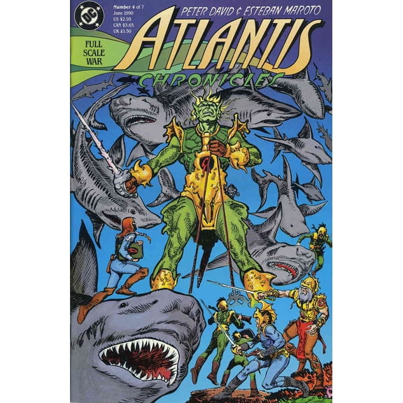 Atlantis Chronicles, The #4 VF ; DC Comic Book