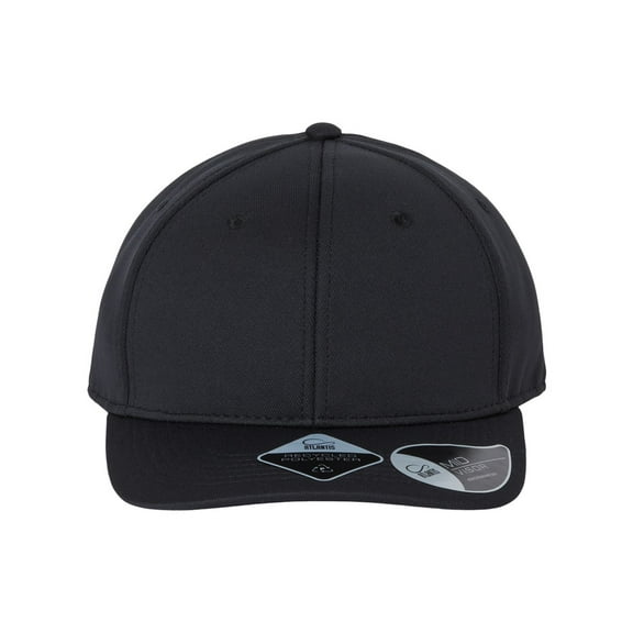 Atlantis Headwear B01795500 Sustainable Honeycomb Cap, Black - Adjustable Size