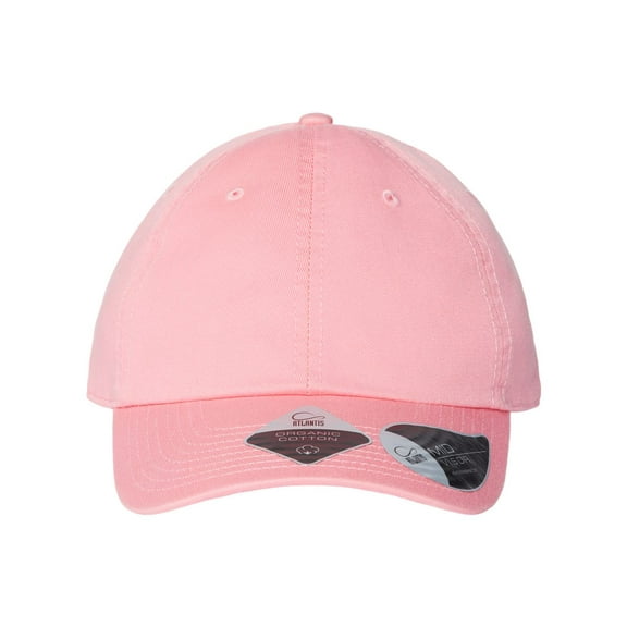 Atlantis Headwear B02695300 Sustainable Dad Hat, Pink - Adjustable Size