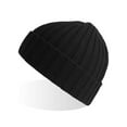 thumbnail image 1 of Atlantis Headwear B58195500 Sustainable Cable Knit Cuffed Beanie, Black - One Size, 1 of 2