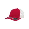 thumbnail image 1 of Atlantis Headwear B79295700 Sustainable Recy Three Trucker Cap, Red & White - Adjustable Size, 1 of 2