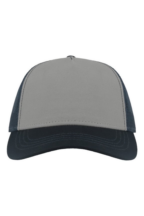 Headwear RAPPER Sustainable Canvas Cap-Grey/ Navy