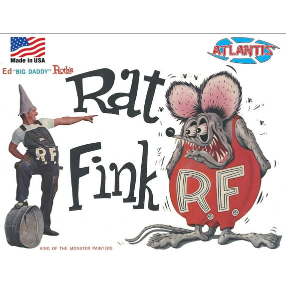 Ed " Big Daddy" Roth - Non-Scale Model Kit - Rat Fink