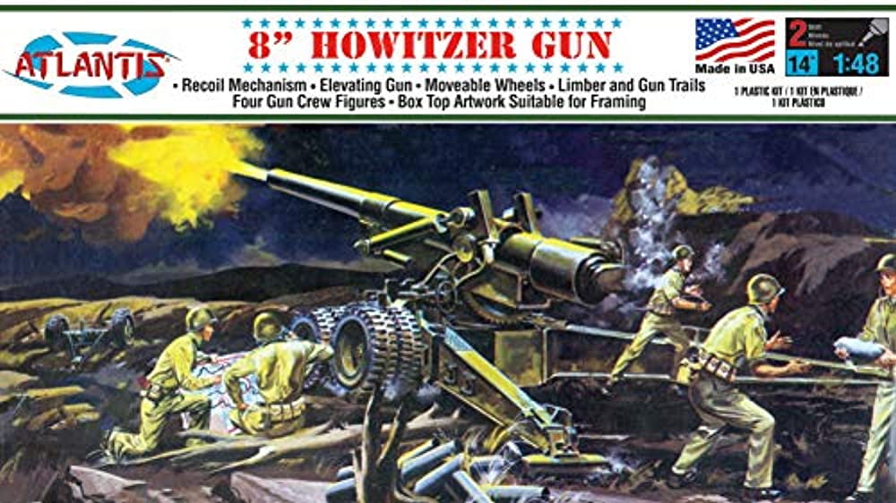 1/48 US Army 8-Inch Howitzer Gun (former
