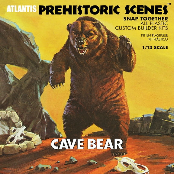 Aurora - Prehistoric Scenes - 1:13 Scale Model Kit - Cave Bear