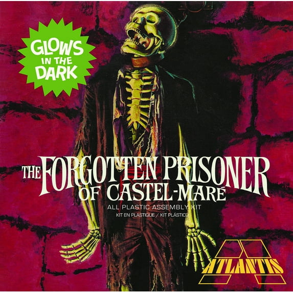 Aurora - 1:8 Scale Model Kit - The Forgotten Prisoner of Castel Mare Glow Edition