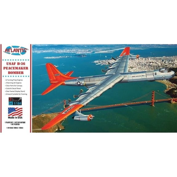Atlantis Models H205 B-36 Peacemaker with Swivel Stand 1/184