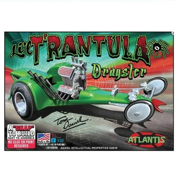 Atlantis Models AANM6651 1-32 Scale Tom Daniel Snap Lil Trantula Plastic Figures