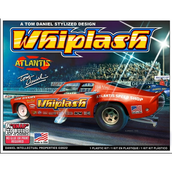 Tom Daniel - 1:32 Scale Model Kit - Whiplash Classic Funny Car