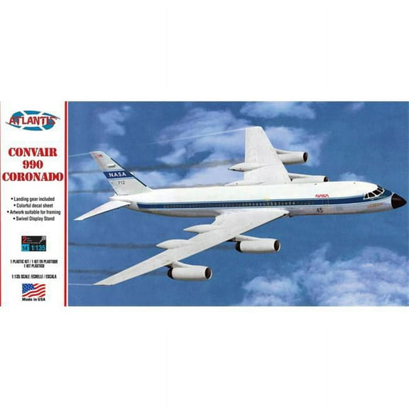 Atlantis Models H254 Convair 990 Coronado 1:135 Plastic Model Kit