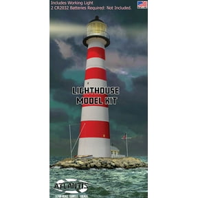 Atlantis - 1:160 Scale Model Kit - Lighthouse with Light and Diorama Base