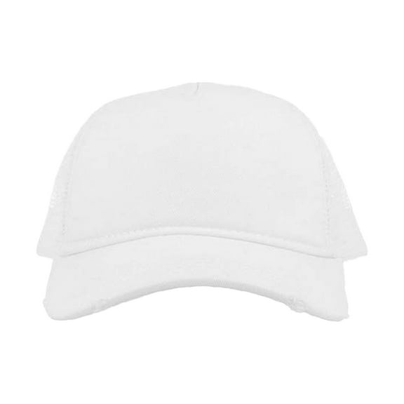Atlantis Rapper Destroyed 5 Panel Weathered Trucker Cap (Pack of 2)