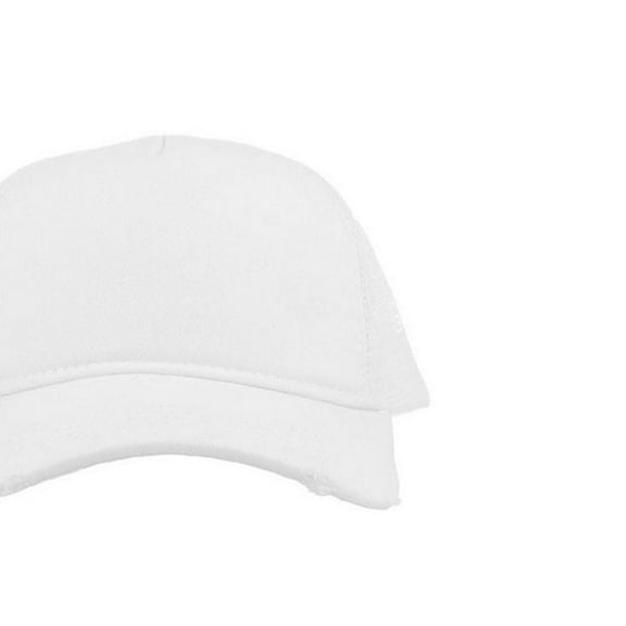 Atlantis Rapper Destroyed 5 Panel Weathered Trucker Cap